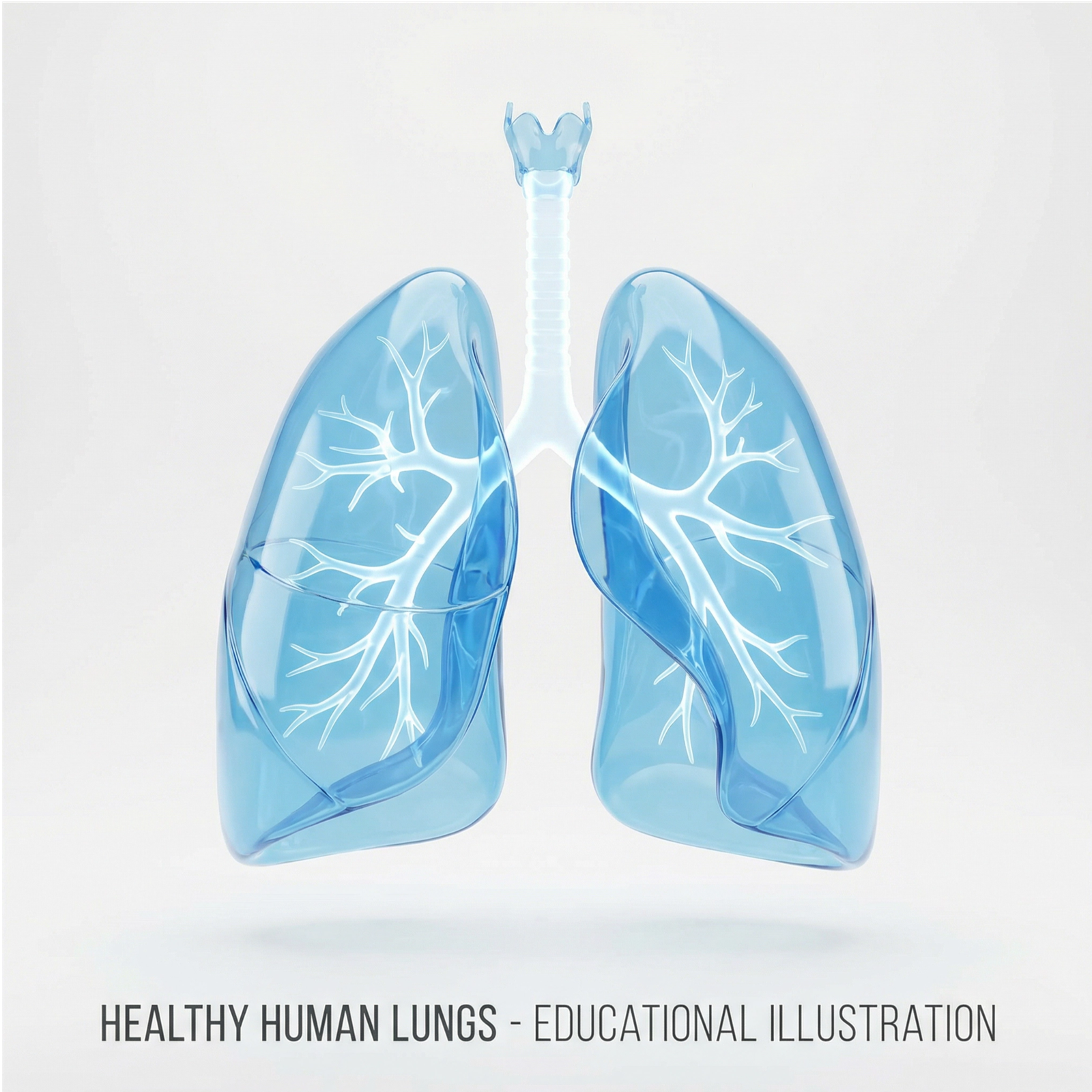 Healthy lungs concept